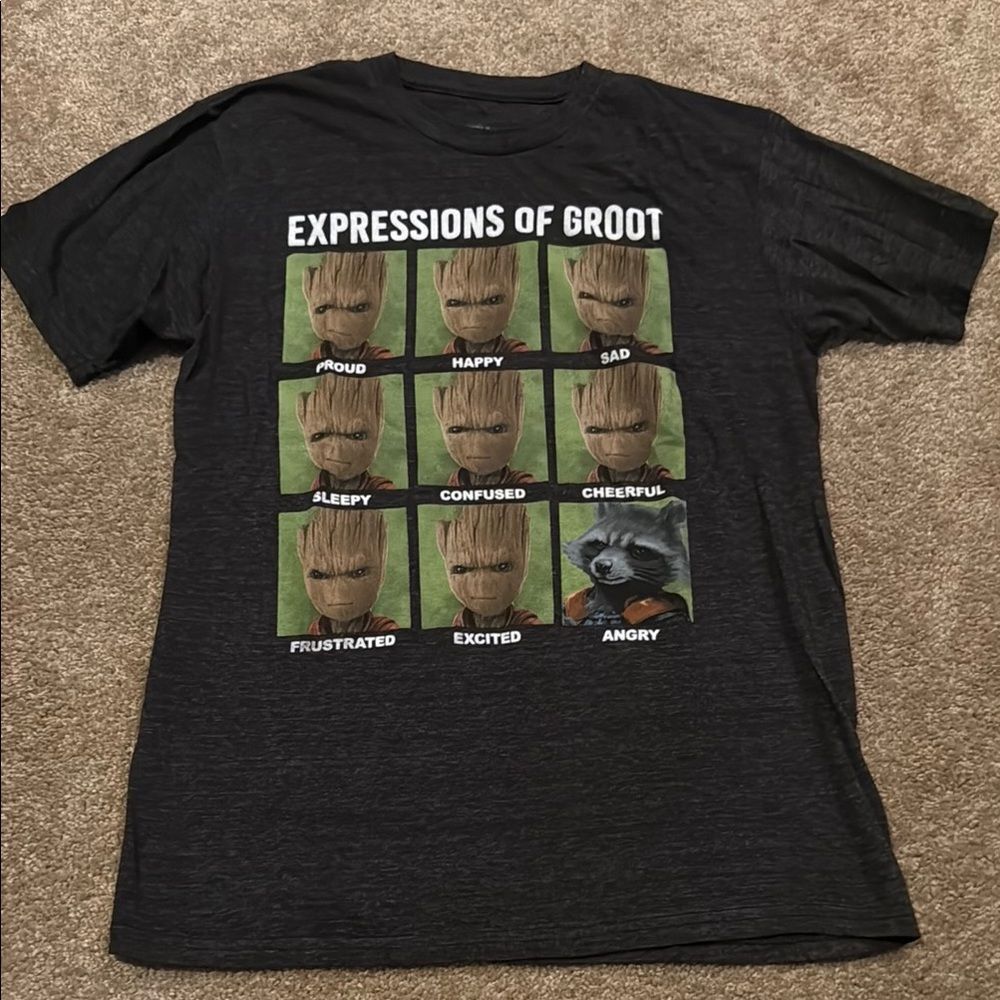 Disney Marvel Groot Expressions T-Shirt